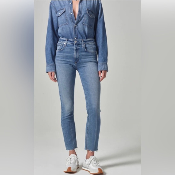 Citizens Of Humanity Denim - Citizens of Humanity Isola high rise straight slim crop jeans size 27 2083-1591